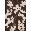 Chandra INHABIT INH-21612 7 ft. 9 in. X 10 ft. 6 in. Rect. Rug - Brown, White, Grey, Green