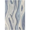 Chandra INHABIT INH-21615 7 ft. 9 in. X 10 ft. 6 in. Rect. Rug - Blue, Grey, White