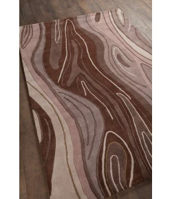 Chandra INHABIT INH-21616 7 ft. 9 in. X 10 ft. 6 in. Rect. Rug - Brown