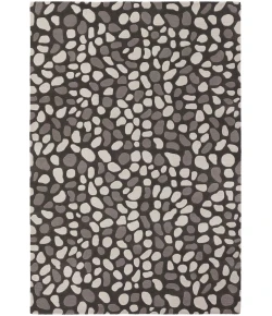 Chandra INHABIT INH-21618 7 ft. 9 in. X 10 ft. 6 in. Rect. Rug - Charcoal, Grey, White