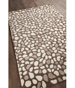 Chandra INHABIT INH-21618 7 ft. 9 in. X 10 ft. 6 in. Rect. Rug - Charcoal, Grey, White