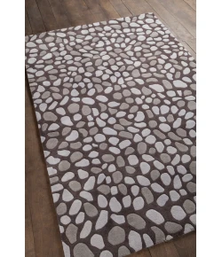 Chandra INHABIT INH-21619 7 ft. 9 in. X 10 ft. 6 in. Rect. Rug - Charcoal, Grey