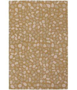 Chandra INHABIT INH-21620 7 ft. 9 in. X 10 ft. 6 in. Rect. Rug - Gold, Taupe