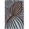 Chandra INHABIT INH-21622 7 ft. 9 in. X 10 ft. 6 in. Rect. Rug - Brown, Blue