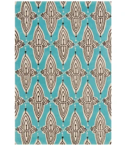 Chandra JESSICA SWIFT JES-28902 5 ft. X 7 ft. 6 in. Rect. Rug - Blue, White, Black
