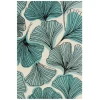 Chandra JESSICA SWIFT JES-28905 5 ft. X 7 ft. 6 in. Rect. Rug - White, Black, Teal