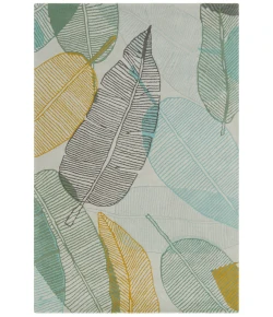 Chandra JESSICA SWIFT JES-28908 7 ft. 9 in. X 10 ft. 6 in. Rect. Rug - Grey, Brown, Yellow, Blue, White