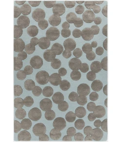 Chandra JOYA JOY-46100 7 ft. 9 in. Round Rug - Blue, Grey