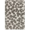 Chandra JOYA JOY-46101 7 ft. 9 in. Round Rug - White, Grey