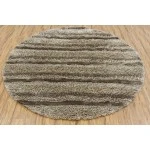 Chandra KAPAA KAP-15500 7 ft. 9 in. Round Rug - Tan, Ivory, Taupe