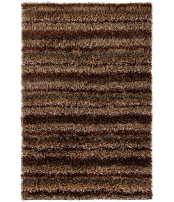 Chandra KUBU KUB-16502 5 ft. X 7 ft. 6 in. Rect. Rug - Brown, Grey, Tan