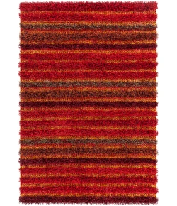 Chandra LAVASA LAV-21400 7 ft. 9 in. X 10 ft. 6 in. Rect. Rug - Red, Orange
