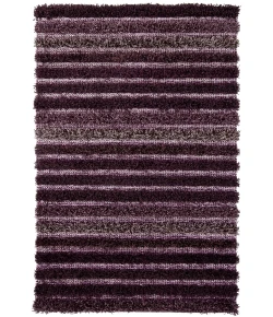 Chandra LAVASA LAV-21401 7 ft. 9 in. X 10 ft. 6 in. Rect. Rug - Purple, Grey