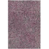 Chandra LEIA LEI-42200 5 ft. X 7 ft. 6 in. Rect. Rug - Plum, Grey