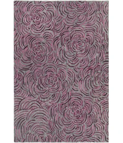 Chandra LEIA LEI-42200 7 ft. 9 in. X 10 ft. 6 in. Rect. Rug - Plum, Grey