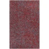 Chandra LEIA LEI-42203 5 ft. X 7 ft. 6 in. Rect. Rug - Red, Grey