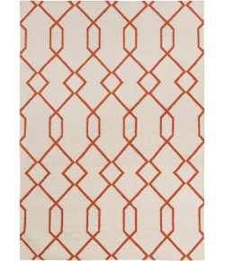 Chandra LIMA LIM-25712 5 ft. X 7 ft. Rect. Rug - White, Orange