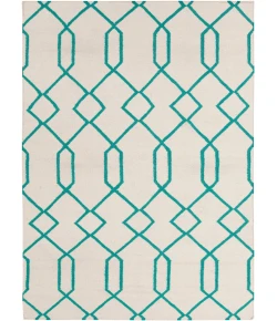 Chandra LIMA LIM-25713 5 ft. X 7 ft. Rect. Rug - White, Teal