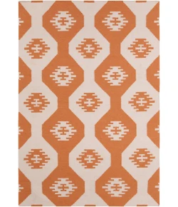 Chandra LIMA LIM-25716 7 ft. X 10 ft. Rect. Rug - White, Orange