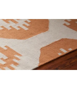 Chandra LIMA LIM-25716 7 ft. X 10 ft. Rect. Rug - White, Orange