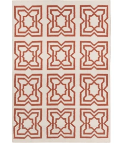 Chandra LIMA LIM-25719 7 ft. X 10 ft. Rect. Rug - White, Orange