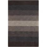 Chandra METRO MET-568 7 ft. 9 in. X 10 ft. 6 in. Rect. Rug - Charcoal, Grey, Brown