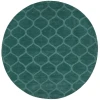 Chandra MYSTICA MYS-29801 8 ft. Round Rug - Teal