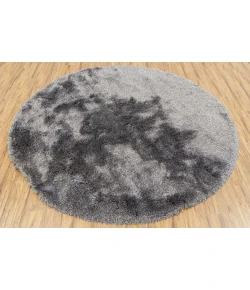 Chandra NAYA NAY-18807 7 ft. 9 in. Round Rug - Grey, Brown