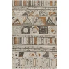 Chandra NIMAH NIM-46504 7 ft. 9 in. X 10 ft. 6 in. Rect. Rug - White, Black, Brown