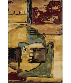 Chandra NIRVANA NIR-6600 7 ft. 9 in. X 10 ft. 6 in. Rect. Rug - Blue, Green, Beige, Gold, Burgundy
