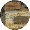 Chandra NIRVANA NIR-6603 7 ft. 9 in. Round Rug - Blue, Beige, Brown, Green, Black