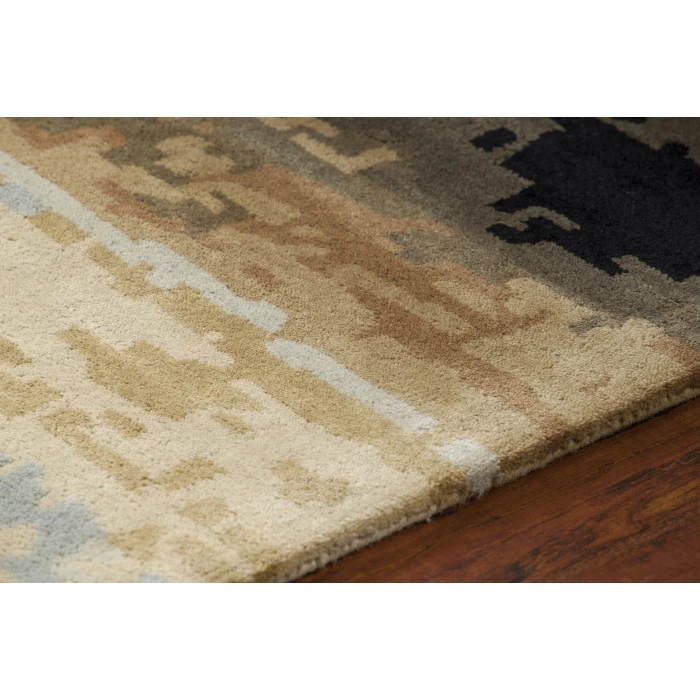 Chandra NIRVANA Blue,Beige,Brown,Green,Black NIR-6603 9ft. x 13ft. Rect. Rug
