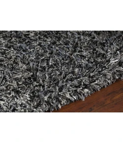 Chandra ORCHID ORC-9702 7 ft. 9 in. Round Rug - Black, Ivory, Grey
