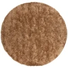 Chandra ORCHID ORC-9703 7 ft. 9 in. Round Rug - Brown, Tan