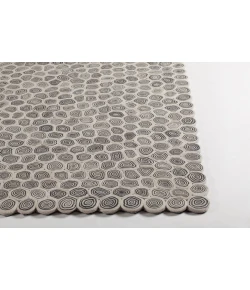 Chandra PATAGONIA Black,White PAT-46802 9ft. x 13ft. Rect. Rug