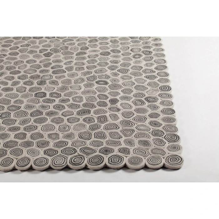 Chandra PATAGONIA Black,White PAT-46802 9ft. x 13ft. Rect. Rug