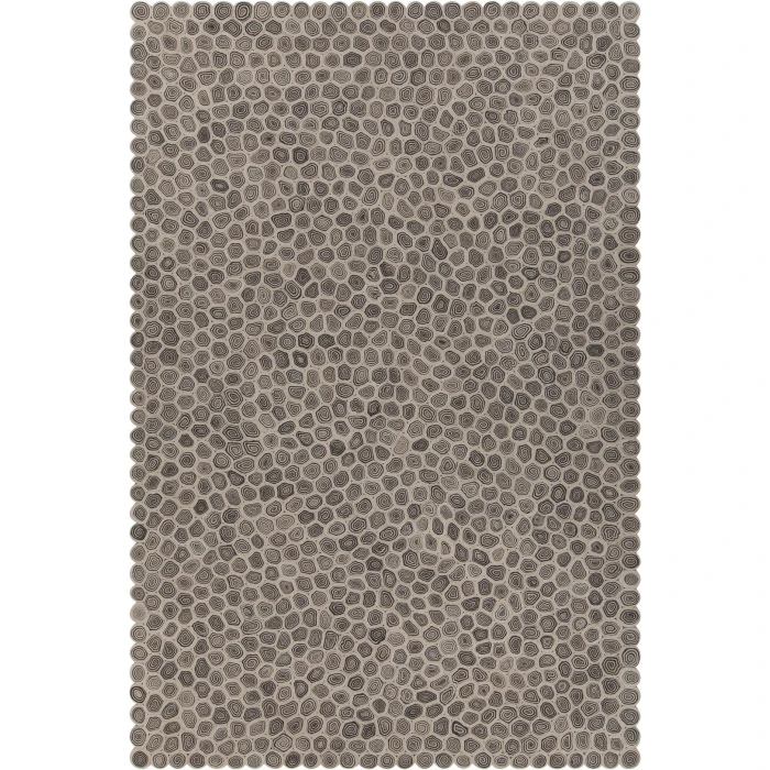 Chandra PATAGONIA Black,White PAT-46802 9ft. x 13ft. Rect. Rug