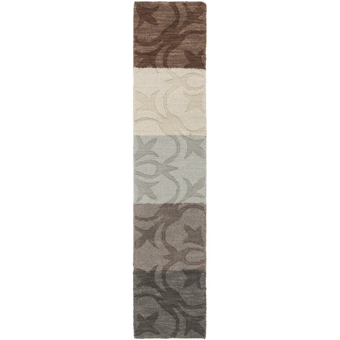 Chandra REKHA Brown REK-29604 9ft. x 13ft. Rect. Rug