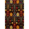 Chandra RUPEC RUP-39609 5 ft. X 7 ft. 6 in. Rect. Rug - Brown, Blue, Red, Yellow, Green, Orange