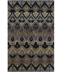 Chandra RUPEC RUP-39619 5 ft. X 7 ft. 6 in. Rect. Rug - Grey, Taupe, Gold, Black