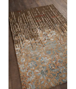 Chandra RUPEC RUP-39624 5 ft. X 7 ft. 6 in. Rect. Rug - Brown, Blue