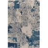 Chandra RUPEC RUP-39628 5 ft. X 7 ft. 6 in. Rect. Rug - Beige, Blue