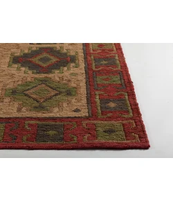 Chandra RYLEIGH RYL-46900 7 ft. 9 in. X 10 ft. 6 in. Rect. Rug - Red, Green, Natural