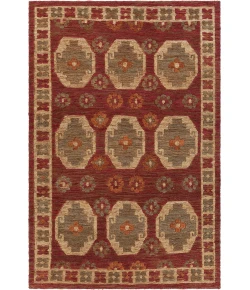 Chandra RYLEIGH RYL-46901 5 ft. X 7 ft. 6 in. Rect. Rug - Red, Green, Natural