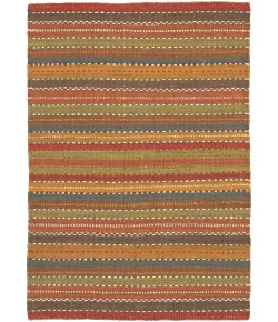 Chandra SAKET SAK-3705 7 ft. 9 in. X 10 ft. 6 in. Rect. Rug - Brown, Red, Orange, Blue, Green