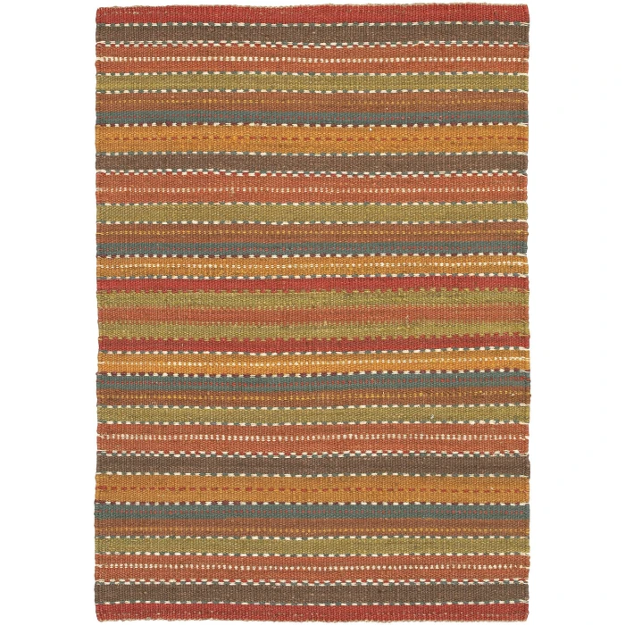 Chandra SAKET Brown,Red,Orange,Blue,Green SAK-3705 9ft. x 13ft. Rect. Rug