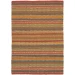 Chandra SAKET SAK-3705 5 ft. X 7 ft. 6 in. Rect. Rug - Brown, Red, Orange, Blue, Green