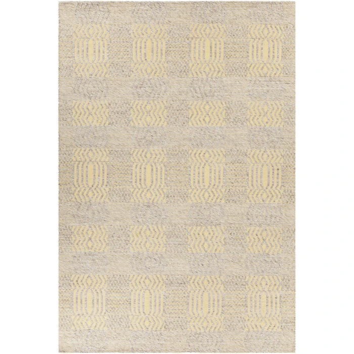 Chandra SALONA Yellow,Natural SAL-34502 9ft. x 13ft. Rect. Rug
