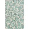 Chandra STELLA STE-52009 5 ft. X 7 ft. 6 in. Rect. Rug - Beige, Light Aqua