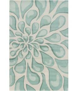 Chandra STELLA STE-52009 8 ft. X 10 ft. Rect. Rug - Beige, Light Aqua